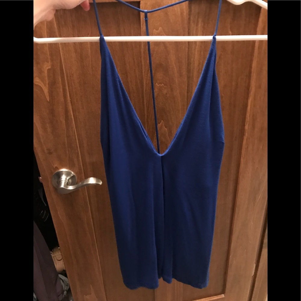 Bebe blue top